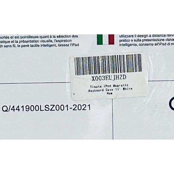 Tiaota Ipad Magnetic Keyboard Case For iPad 11 Inch WHITE BRAND NEW - Picture 2 of 7